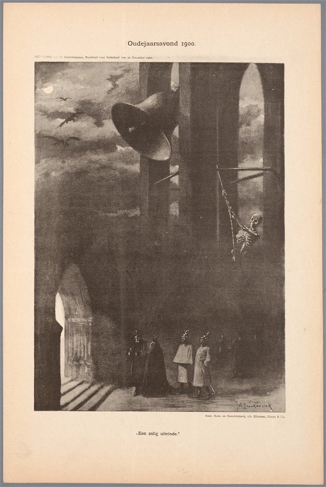 Oudejaarsavond 1900, objectnr A 16493