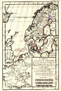 Outhier carte vers Laponie