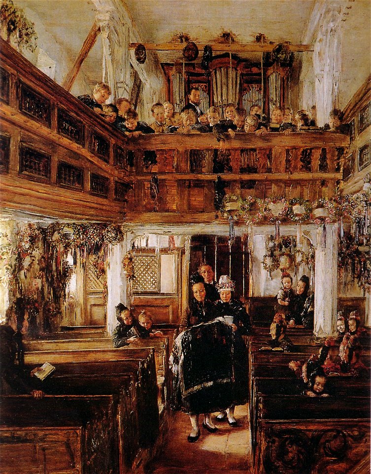 Otto Piltz Kindtaufe in der Cappeler Kirche
