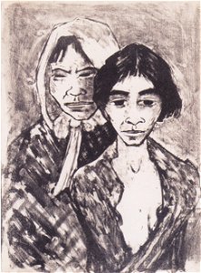 Otto Mueller - Zwei Zigeunerinnen, 1926-27