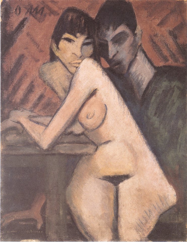 Otto Mueller - Paar in der Kascheme - ca1922