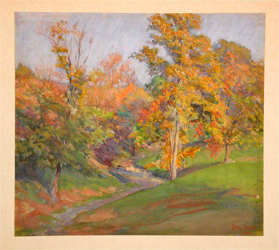 Otto Stark - Fall Landscape, Brookville - 1999.69 - Indianapolis Museum of Art