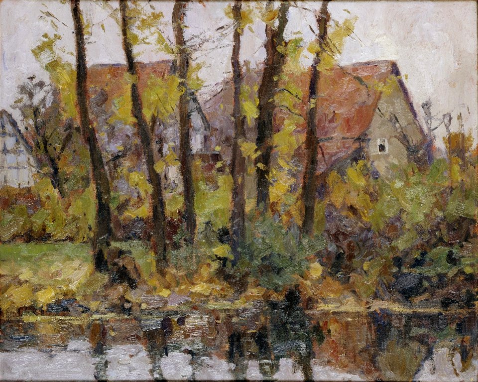 Otto Ubbelohde - Häuser in Goßfelden