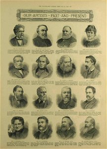 Our artists - past and present - ILN 1892-0514-0015