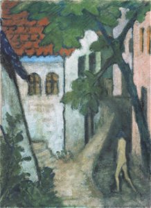 Otto Mueller - Zigeunerkind im Dorf - 1927
