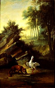 Jean-Baptiste Oudry - Renard et la cigogne (1747)