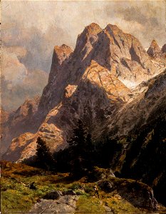 Otto von Kameke Hochgebirgslandschaft