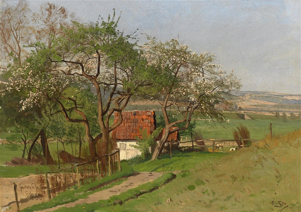 Otto Strützel Frühlinglandschaft