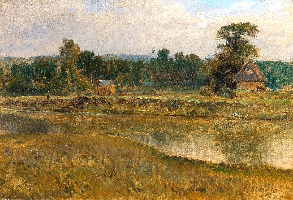Otto von Thoren - Eine Flusslandschaft
