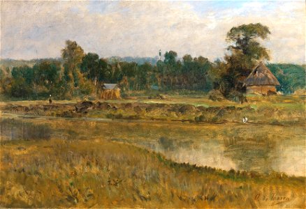 Otto von Thoren - Eine Flusslandschaft