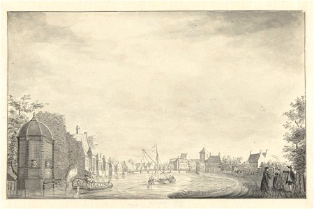 Ouderkerk aan de Amstel possibly by Jan de Beijer Rijksmuseum Amsterdam RP-T-1953-256