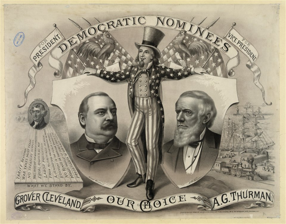 Our choice, Grover Cleveland, A.G. Thurman. Democratic nominees, for president (and) for vice president LCCN2006677684