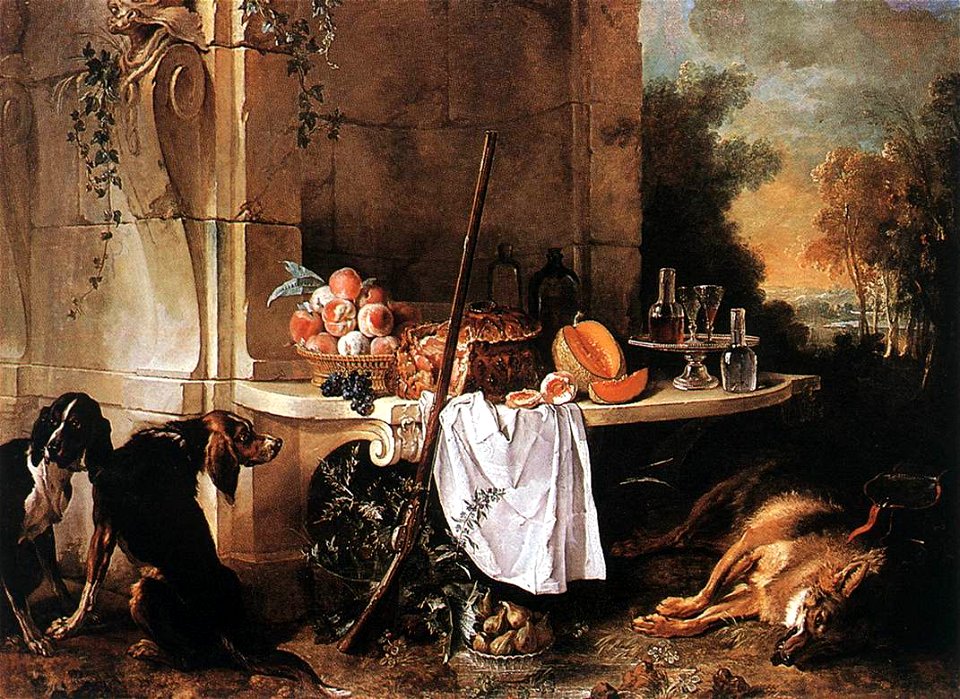 Oudry, Jean-Baptiste - Dead Wolf - 1721