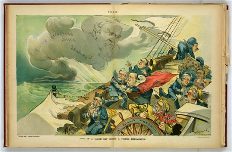 Out of a clear sky comes a fierce nor'wester! - Dalrymple. LCCN2012648512