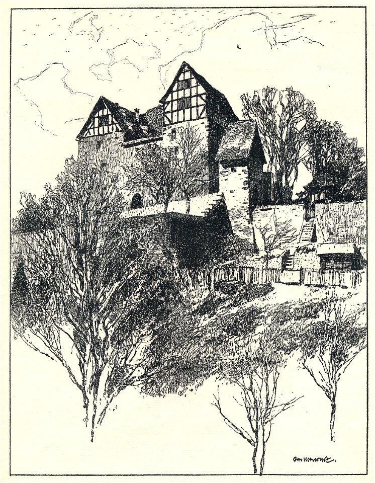 Otto Ubbelohde Marburg Der Hessenstein