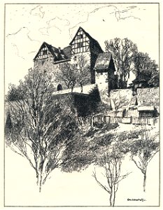 Otto Ubbelohde Marburg Der Hessenstein