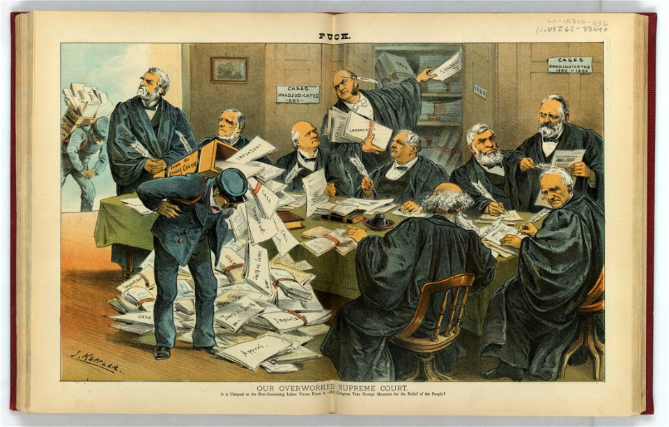 Our overworked Supreme Court - J. Keppler. LCCN2011661363