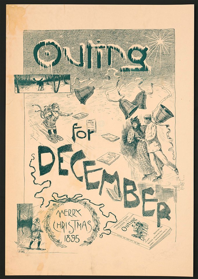 Outing for December. Merry Christmas 1895 LCCN2015646400