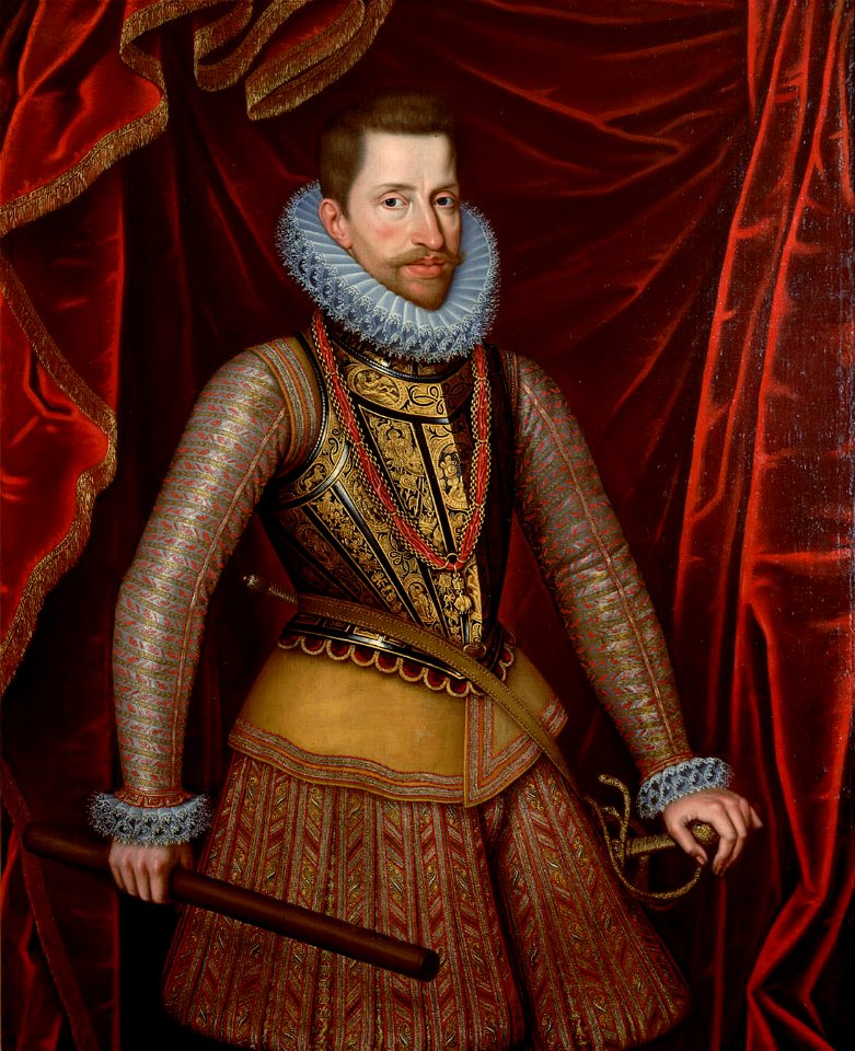 Otto Van Veen, , Schloss Ambras Innsbruck - Erzherzog Albrecht VII. (1559-1621) im Harnisch, Kniestück - GG 1061 - Kunsthistorisches Museum