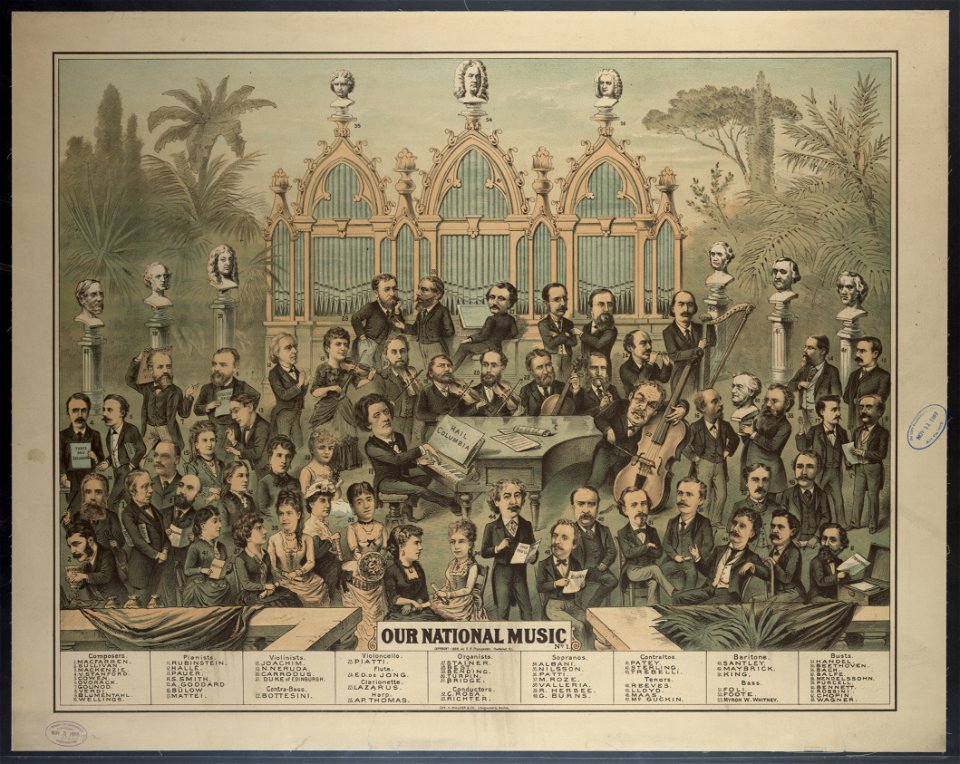 Our national music - Geo. H. Walker & Co. lithographers, Boston. LCCN96507808