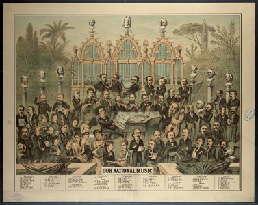 Our national music - Geo. H. Walker & Co. lithographers, Boston. LCCN96507808