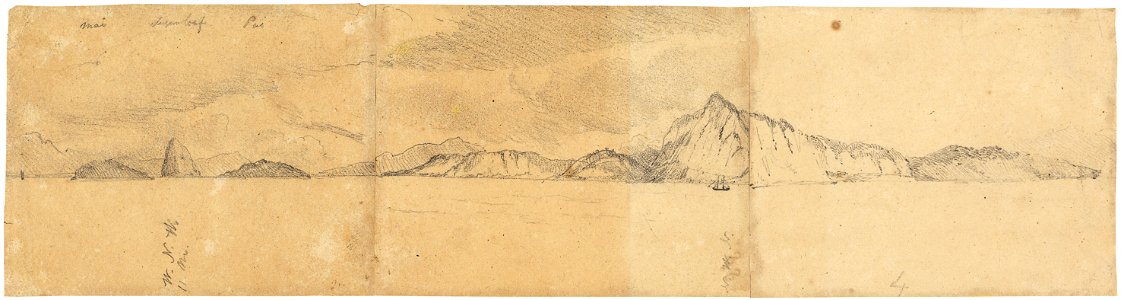 Outside of Rio Janeiro harbour (2), da Coleção Brasiliana Iconográfica