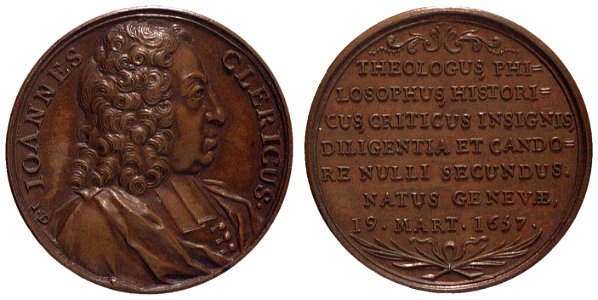 Overlijden van Johannes Clericus (1657-1736) (of Jean le Clercq) hoogleraar aan de - AM - 34105
