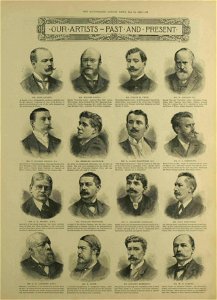Our artists - past and present - ILN 1892-0514-0017
