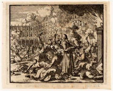 Overrompeling van de tempel door de soldaten van Pompejus, objectnr A 47870