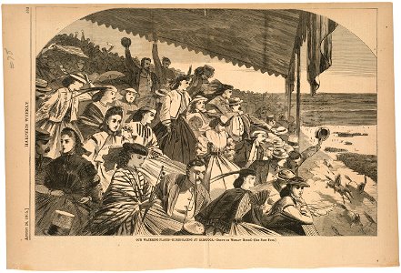 Our watering-places -- Horse-racing at Saratoga (Boston Public Library)