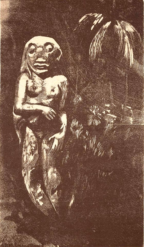Oviri woodcut