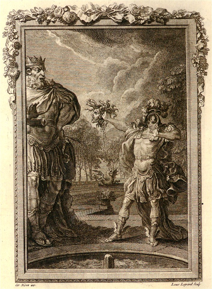 Ovide - Métamorphoses - II -Persée présente la tête de Méduse à Atlas