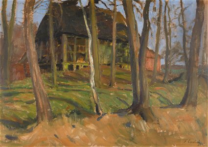 Fritz Overbeck - Gehöft in Weyermoor (ca. 1900)
