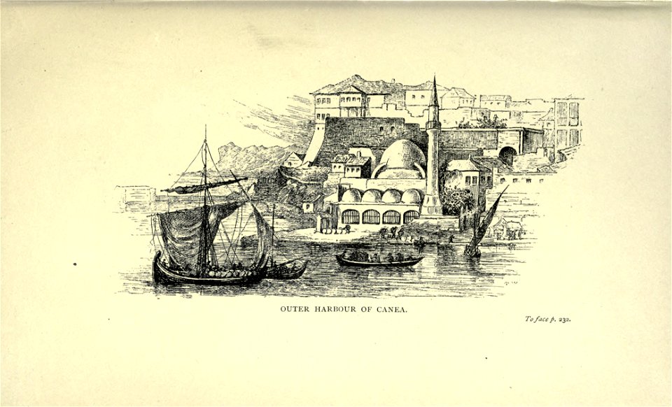 Outer Harbour of Canea by Mary Adelaide Walker