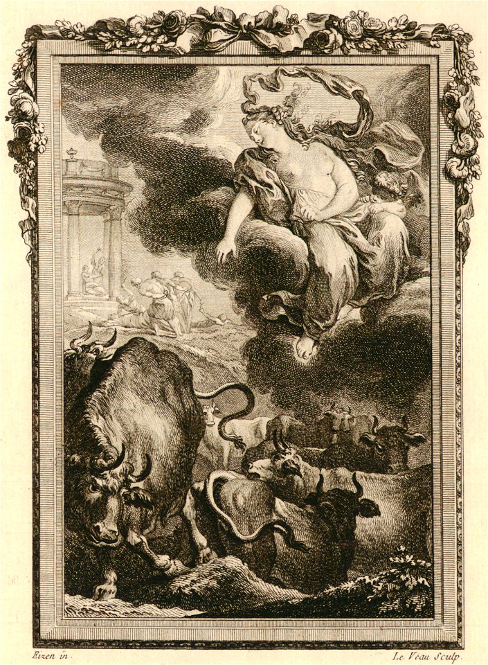 Ovide - Metamorphoses - III - Vénus métamorphose en taureaux les Cérastes