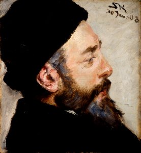 P.S. Krøyer - Henrik Pontoppidan - Google Art Project