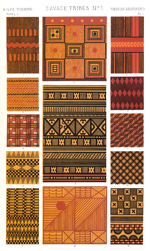 Owen Jones - Grammar of Ornament - 1868 - plate 001 - 300ppi