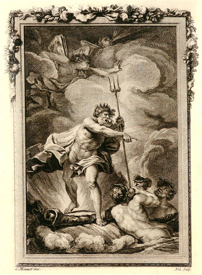 Ovide - Métamorphoses - I - Neptune calme les flots