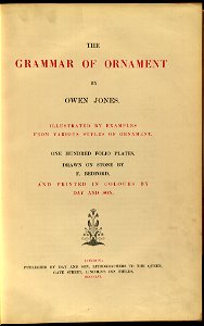 Owen Jones - Grammar of Ornament - 1856 - title page - scaled down
