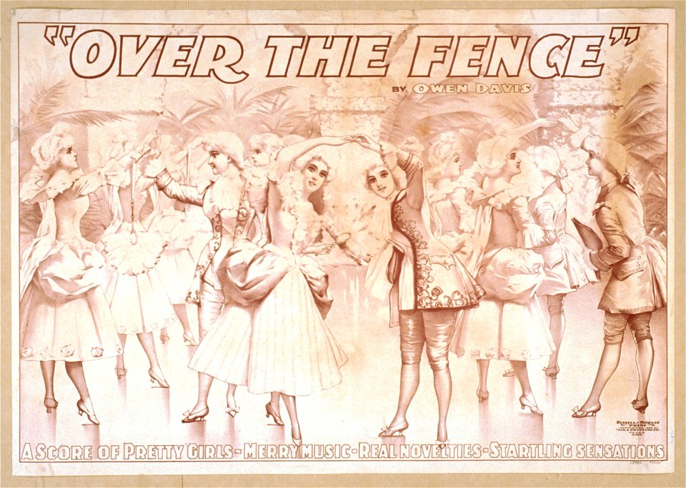 Over the fence by Owen Davis. LCCN2014636514