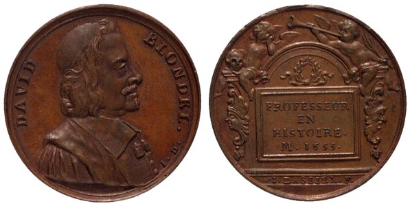 Overlijden van David Blondel (1591-1655) hoogleraar in de geschiedenis aan het Athenaeum - AM - 34104