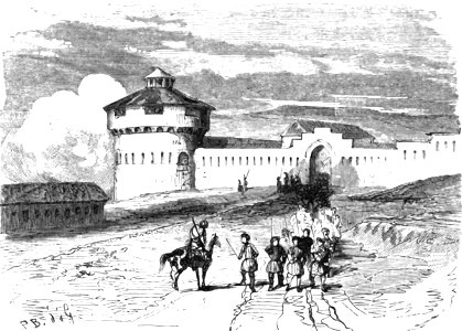 P.B. Fort de Nazaran. Floriant Gille. Lettres sur le Caucase et la Crimée. 1859. P.206