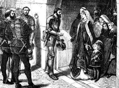 P139-Scotch Peers demanding the Children of Queen Margaret