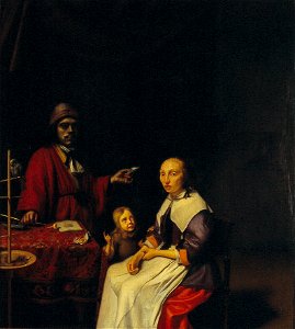 P.C. van Slingeland - Hugo 's Gravesande (1633-1699), zijn echtgenote Mechteld van Bleyswijk (1638-1665) en hun zoon Adria - NK2738 - Cultural Heritage Agency of the Netherlands Art Collection