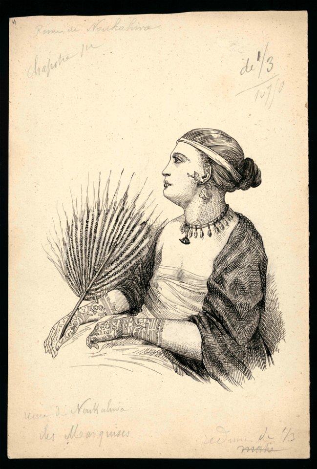 P. Sellier, Reine di Noukahiva, Iles Marquises