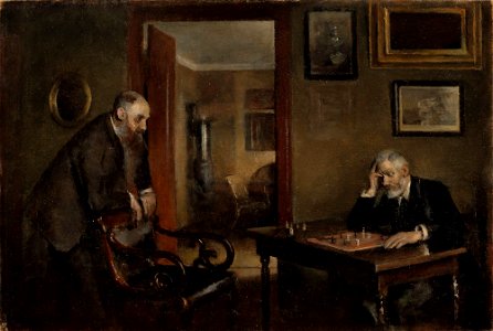 P. A. Schou - Shakinpelaajat - A IV 2859 - Finnish National Gallery