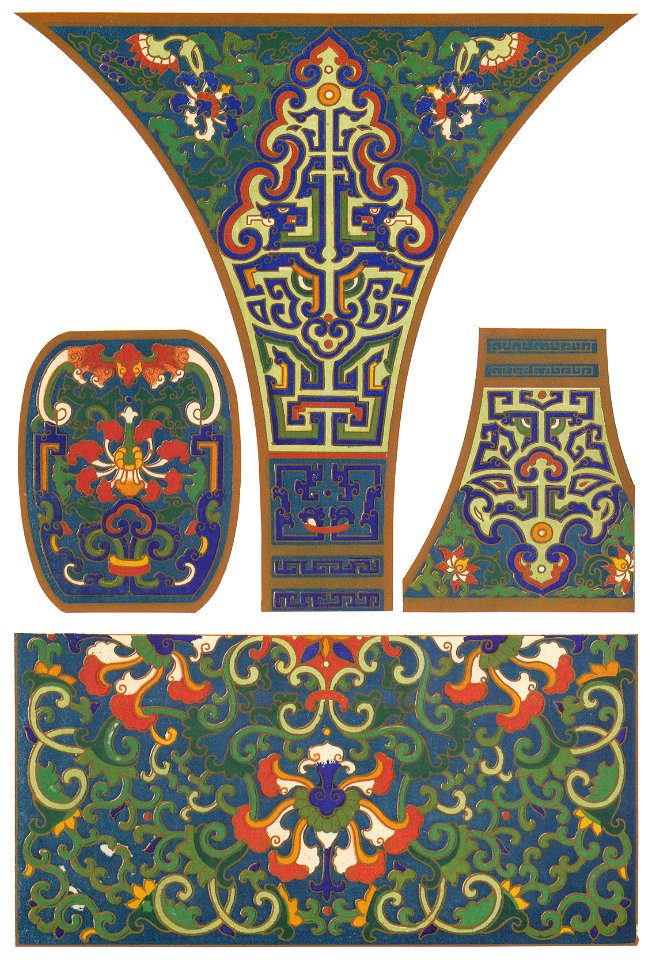 Owen Jones - Examples of Chinese Ornament - 1867 - plate 032 - 300ppi