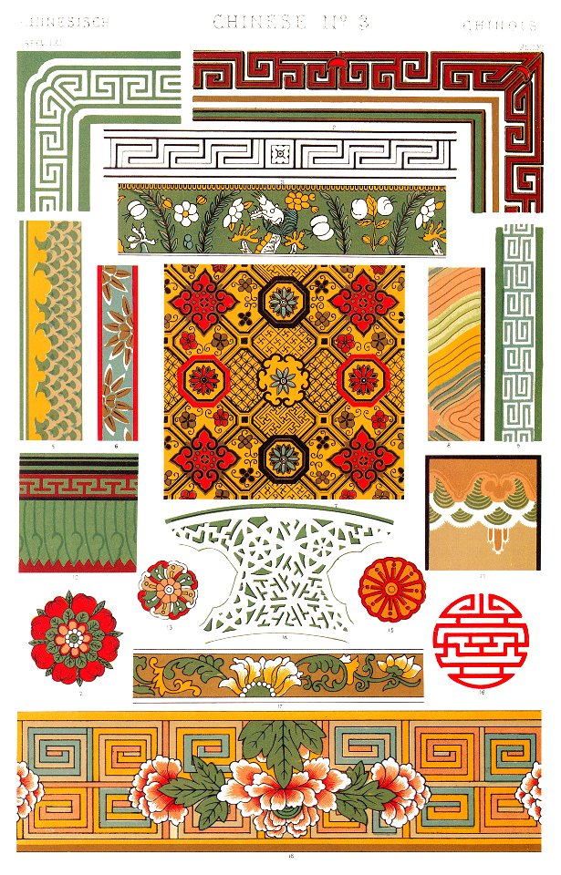 Owen Jones - Grammar of Ornament - 1868 - plate 061 - 300ppi
