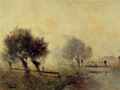 P.J.C. Gabriël - Herfstmorgen - AB9265 - Cultural Heritage Agency of the Netherlands Art Collection