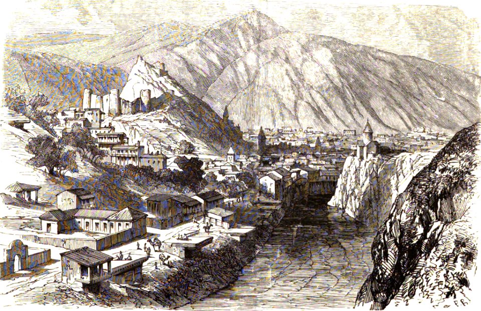 P.B. Tiflis (TyP. J. Claye). Floriant Gille. Lettres sur le Caucase et la Crimée. 1859